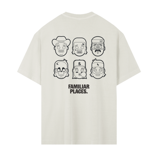The familiar faces vintage washed tee